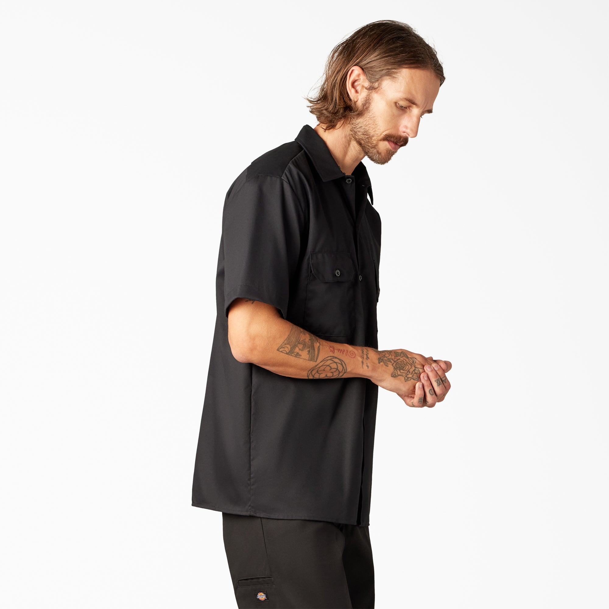 FLEX Relaxed Fit Short Sleeve Work Shirt - Image 4