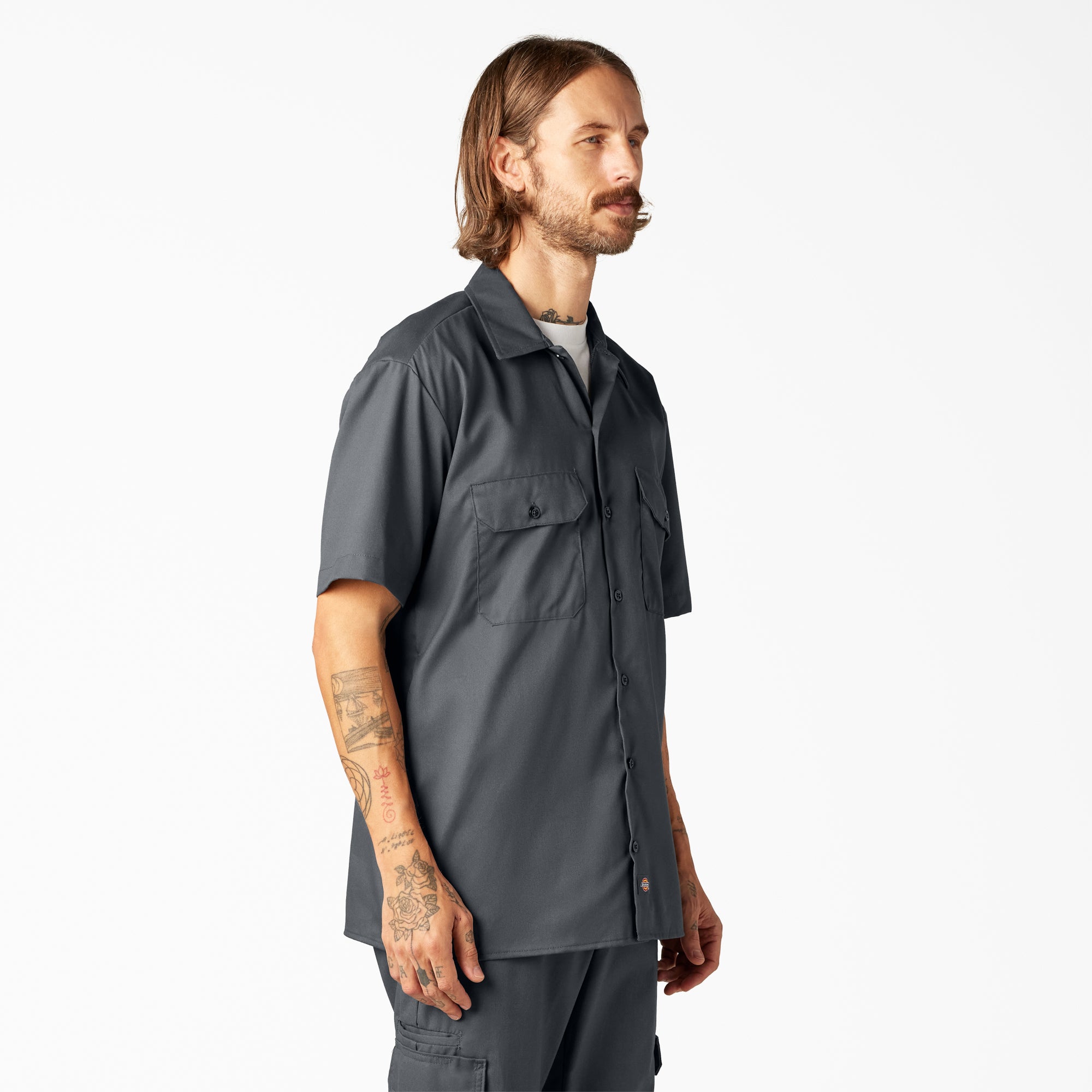 FLEX Relaxed Fit Short Sleeve Work Shirt - Image 4