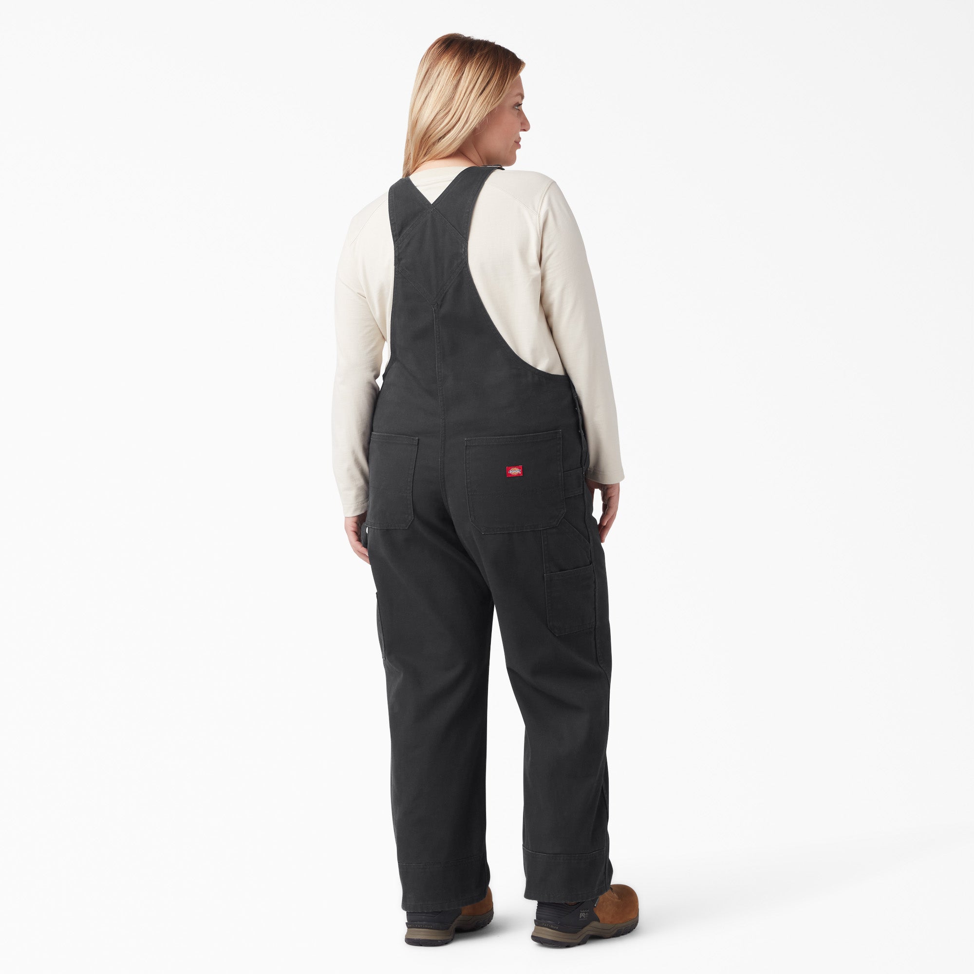 Women's Plus Relaxed Fit Bib Overalls - Image 2