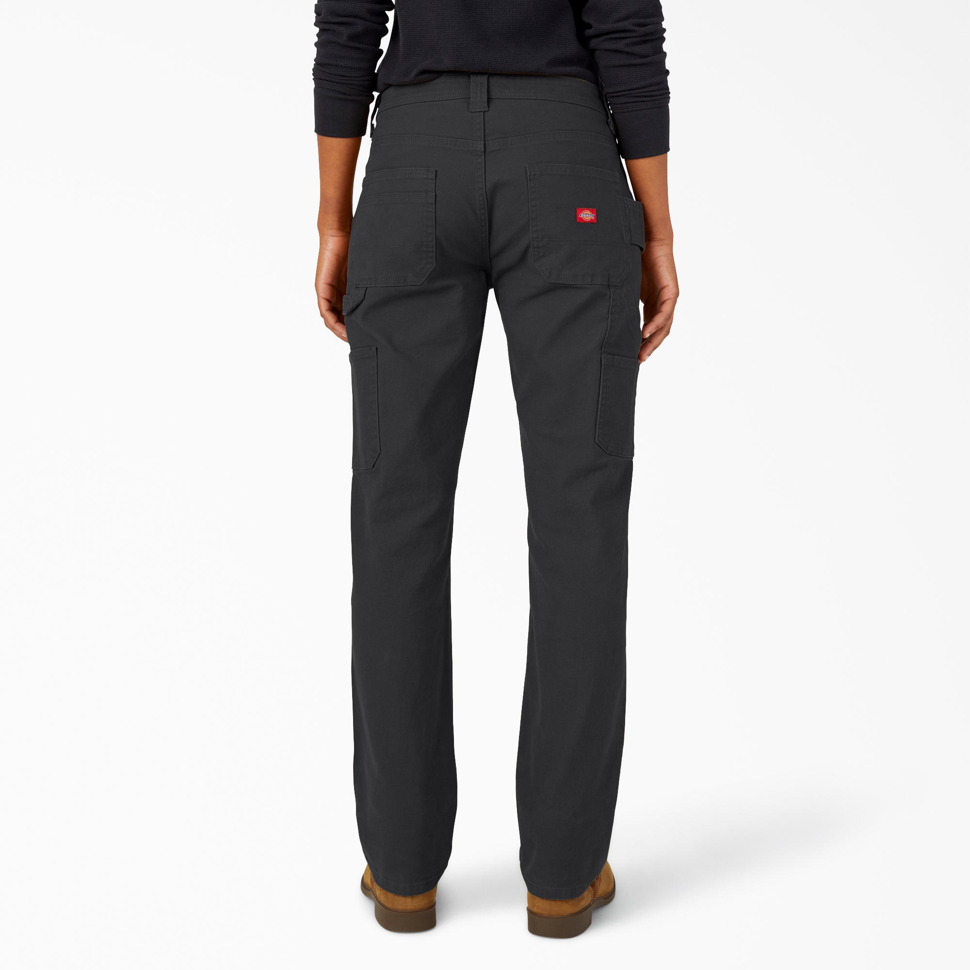 Women's FLEX Relaxed Straight Fit Duck Carpenter Pants - Image 2