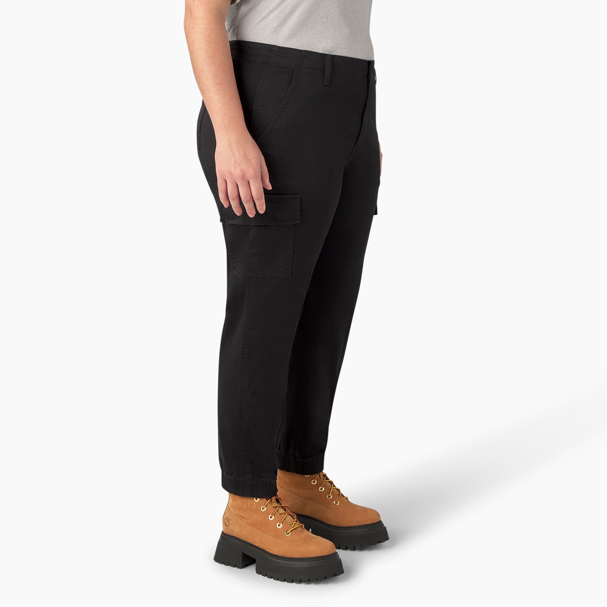 Women's Plus High Rise Fit Cargo Pants - Image 4