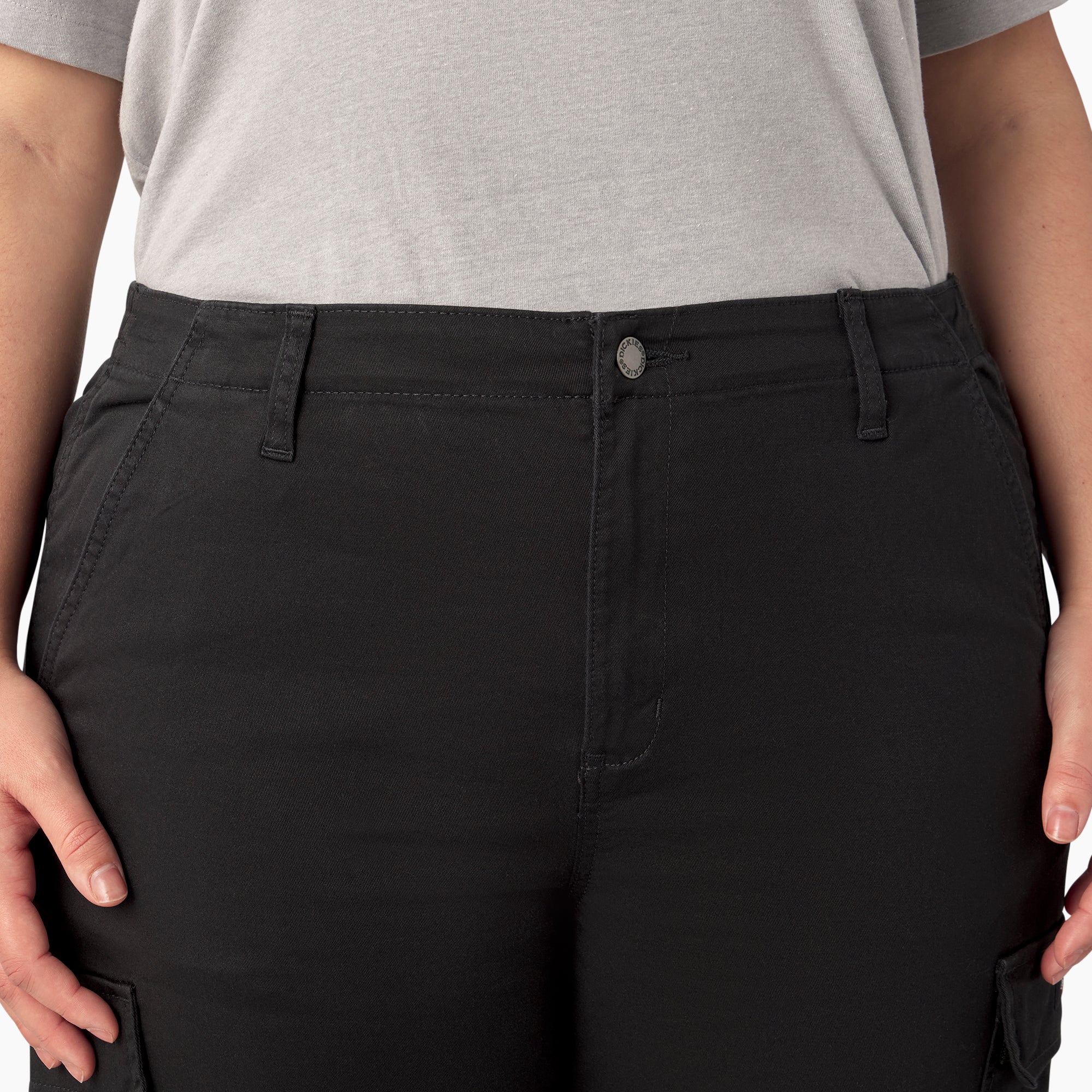 Women's Plus High Rise Fit Cargo Pants - Image 7