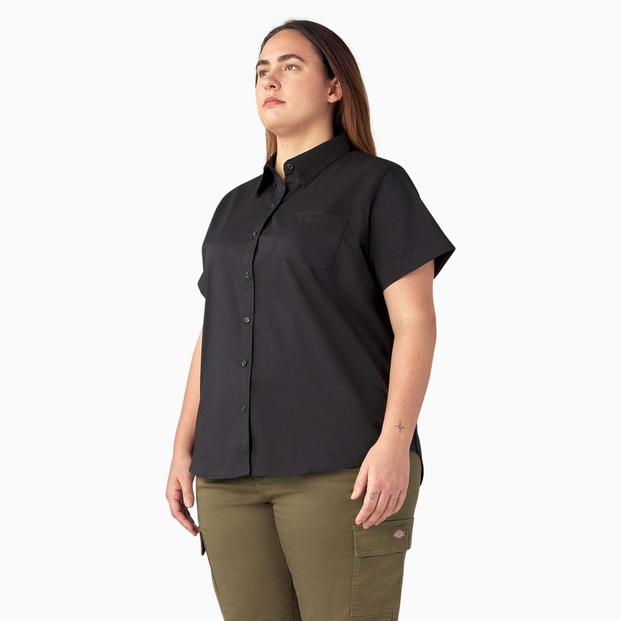 Women's Plus Button-Up Shirt - Image 3