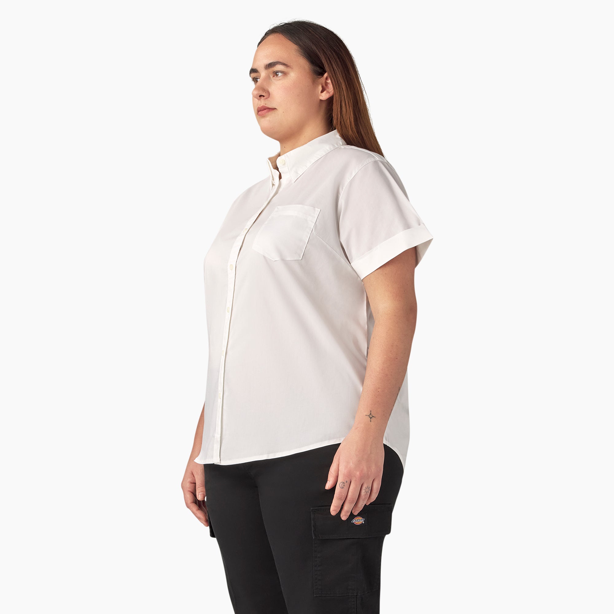 Women's Plus Button-Up Shirt - Image 3