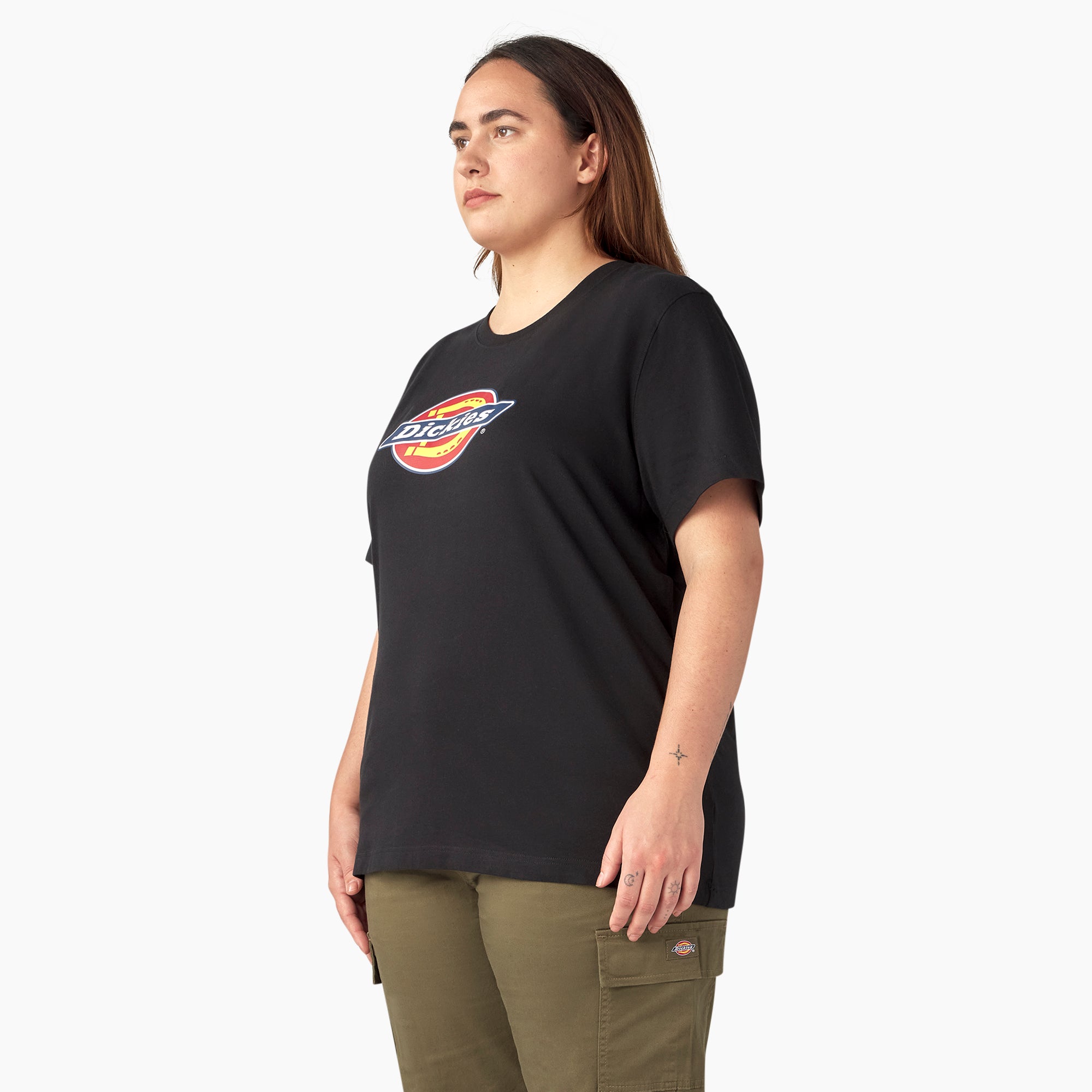 Women's Plus Heavyweight Logo T-Shirt - Image 3