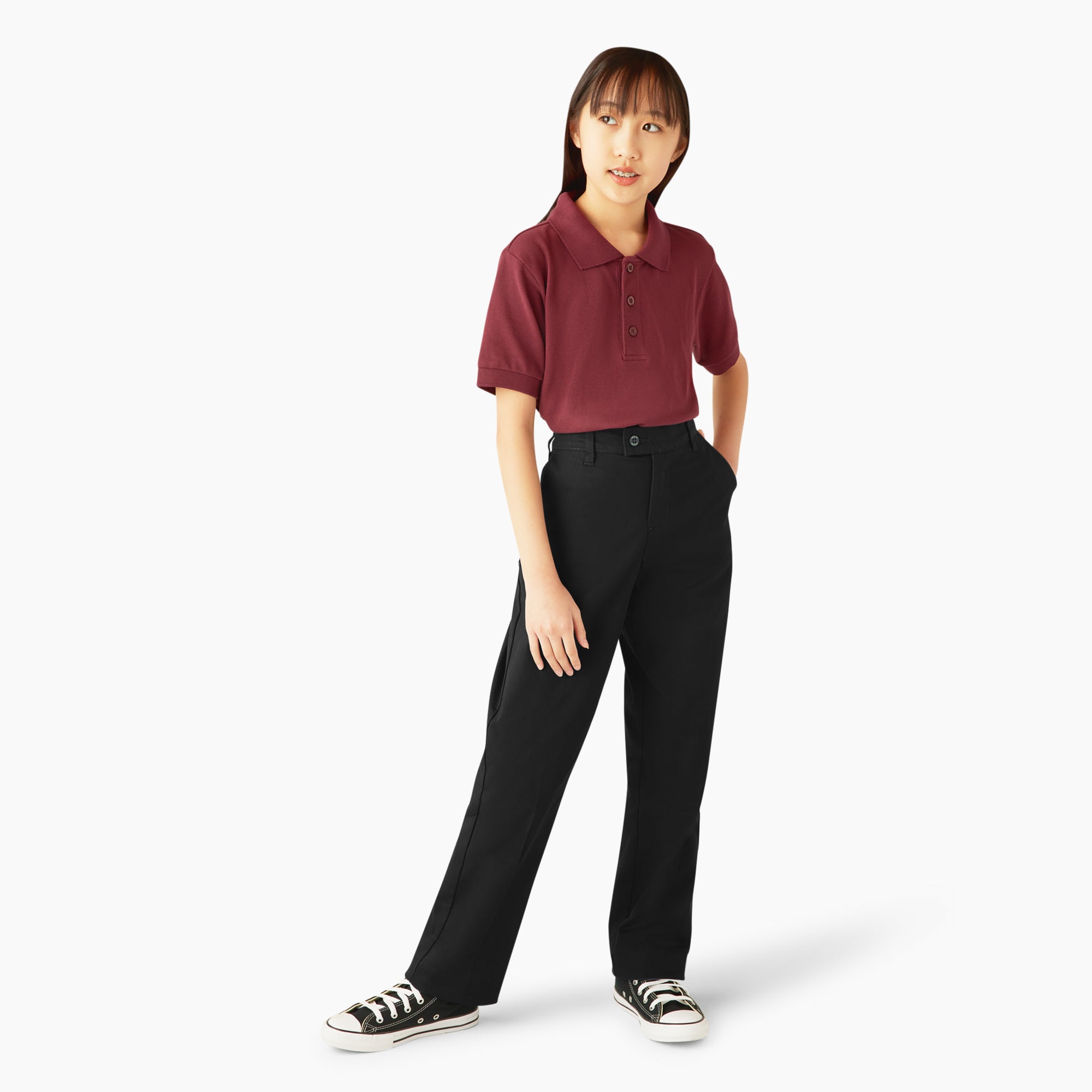 Girls' Slim Fit Pants. 4-20 - Image 4