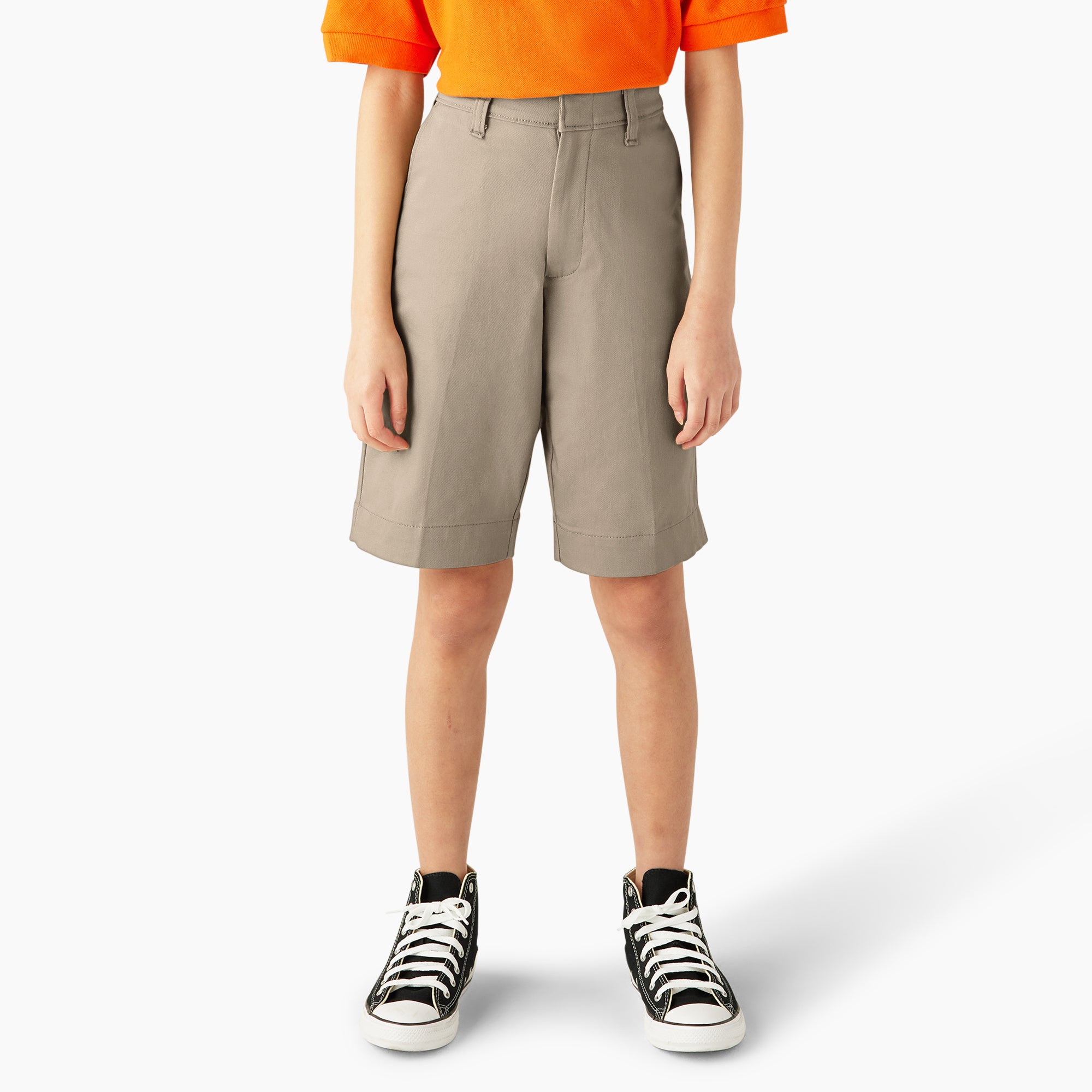 Girls' Classic Fit Bermuda Shorts. 4-20