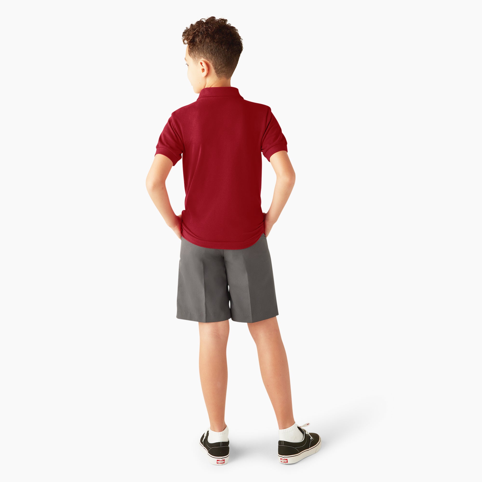 Kids' Piqu?? Short Sleeve Polo - Image 5
