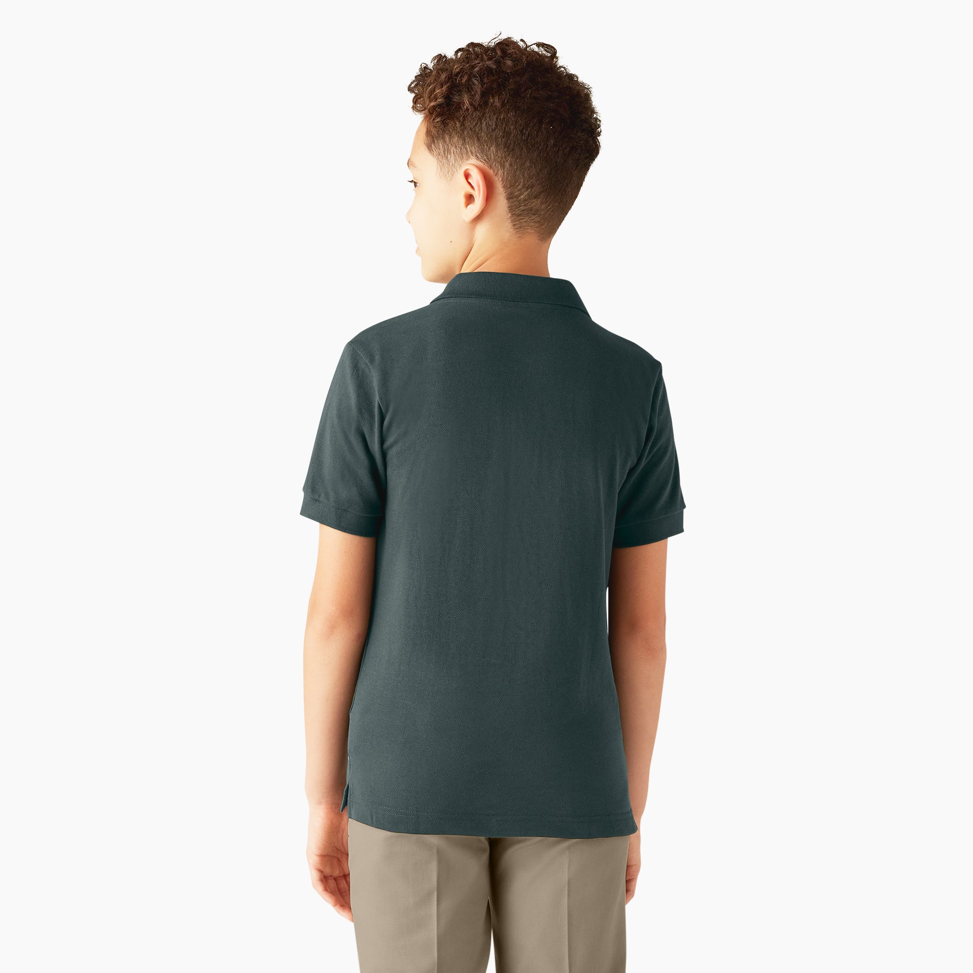 Kids' Piqu?? Short Sleeve Polo - Image 2
