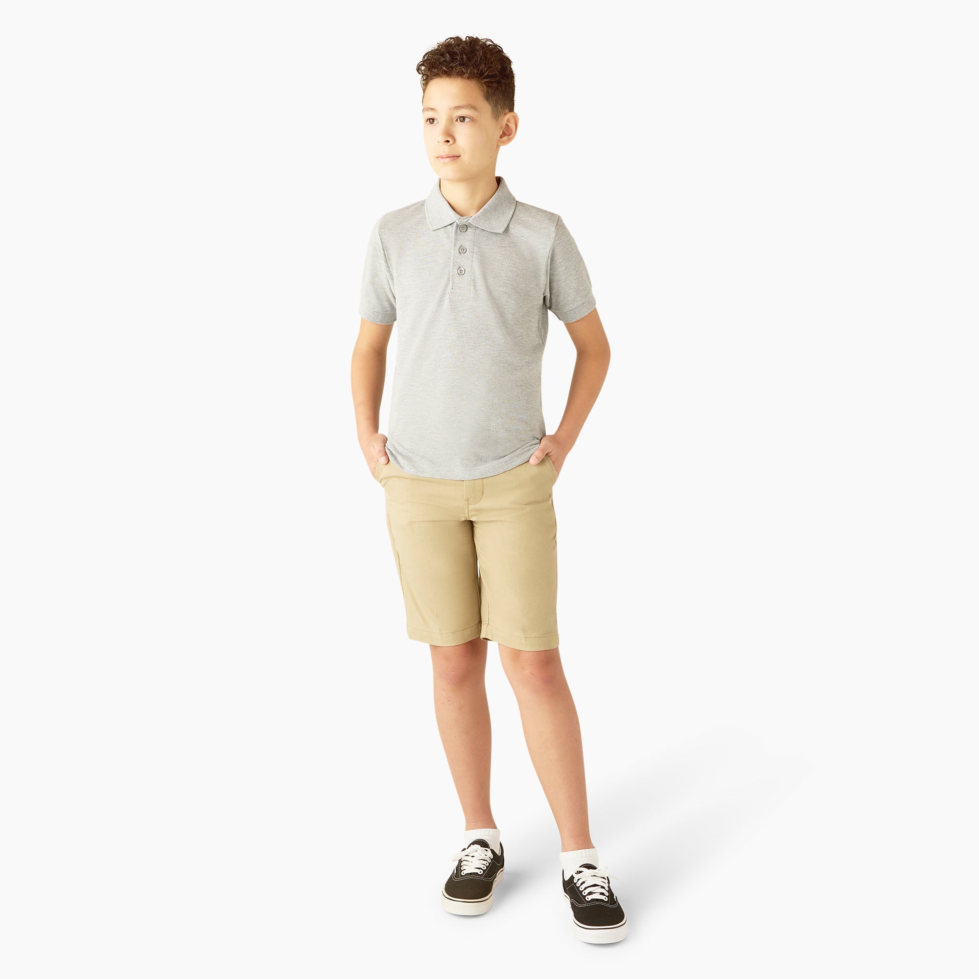 Kids' Piqu?? Short Sleeve Polo - Image 4