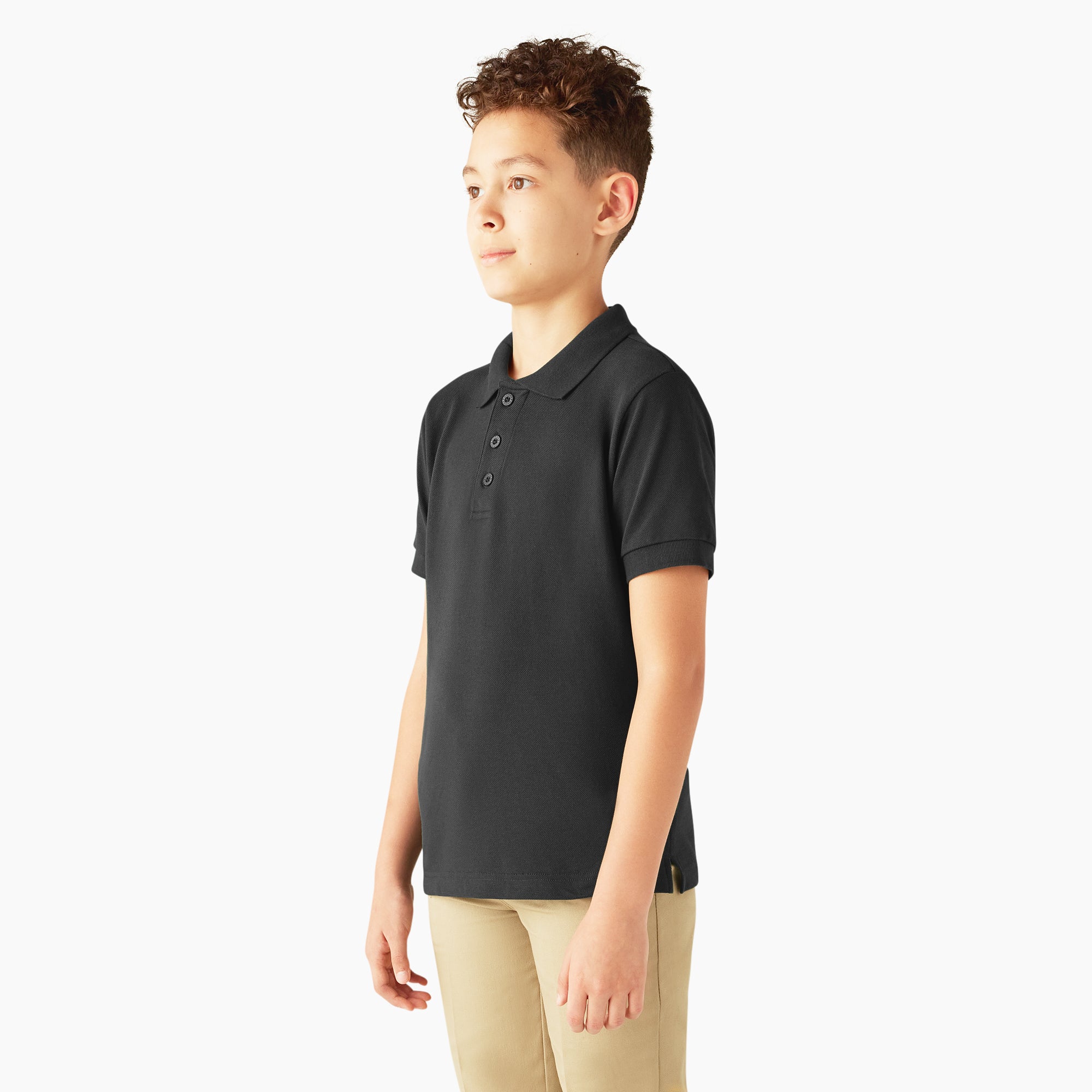 Kids' Piqu?? Short Sleeve Polo - Image 3