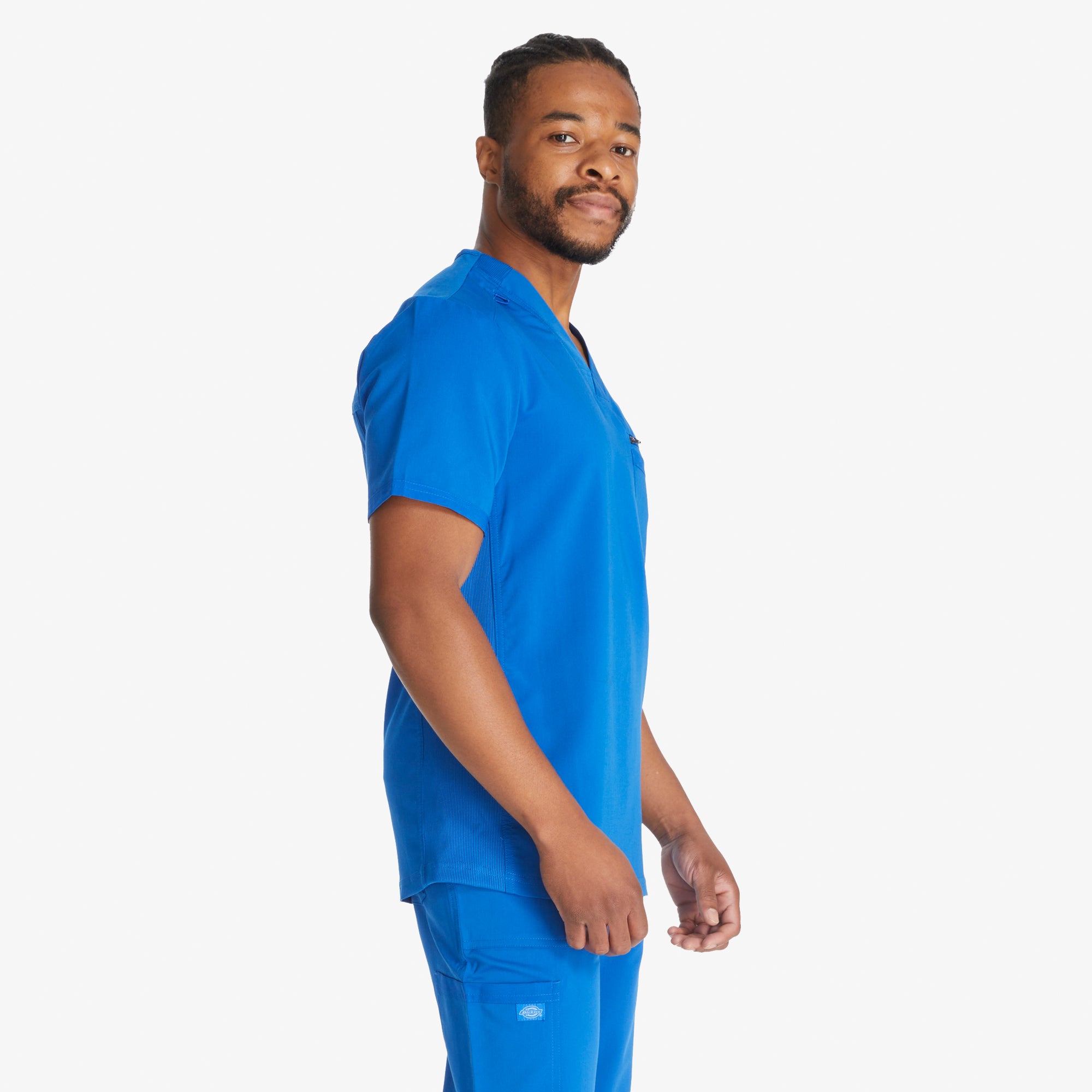 Men's Balance Tuckable V-Neck Scrub Top - Image 4