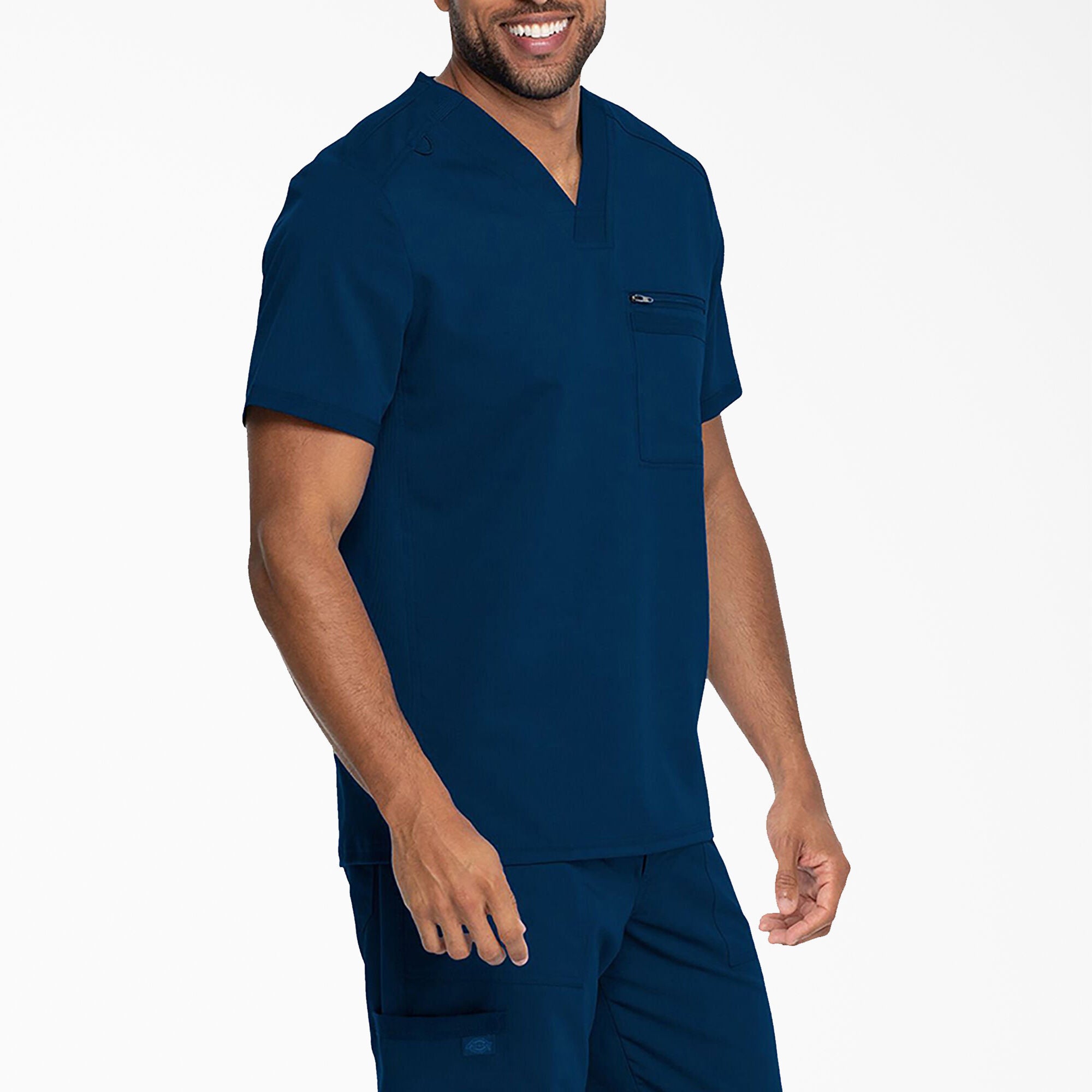 Men's Balance Tuckable V-Neck Scrub Top - Image 4