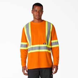 Hi Vis Safety Long Sleeve T-Shirt