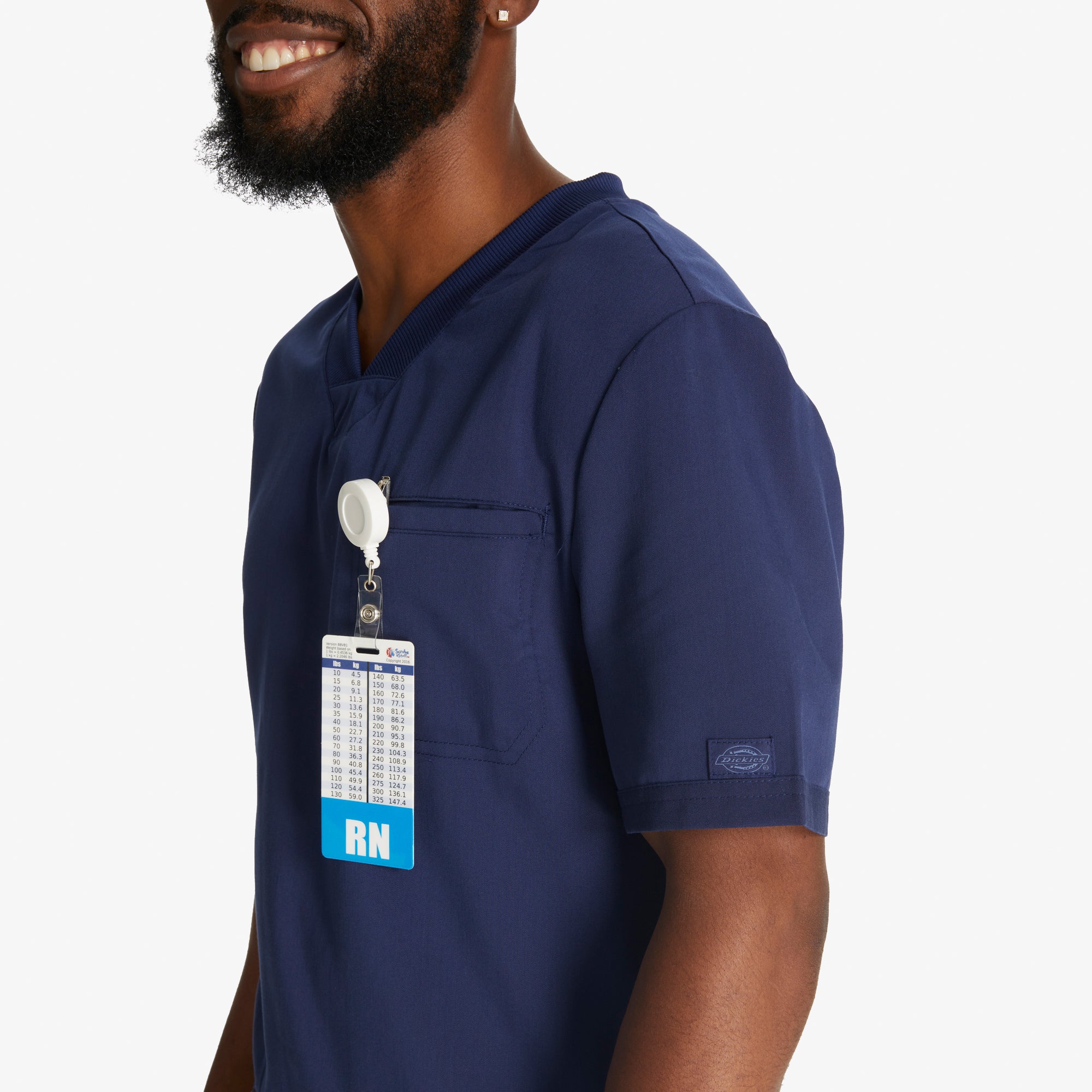 Men's Balance V-Neck Scrub Top - Image 5