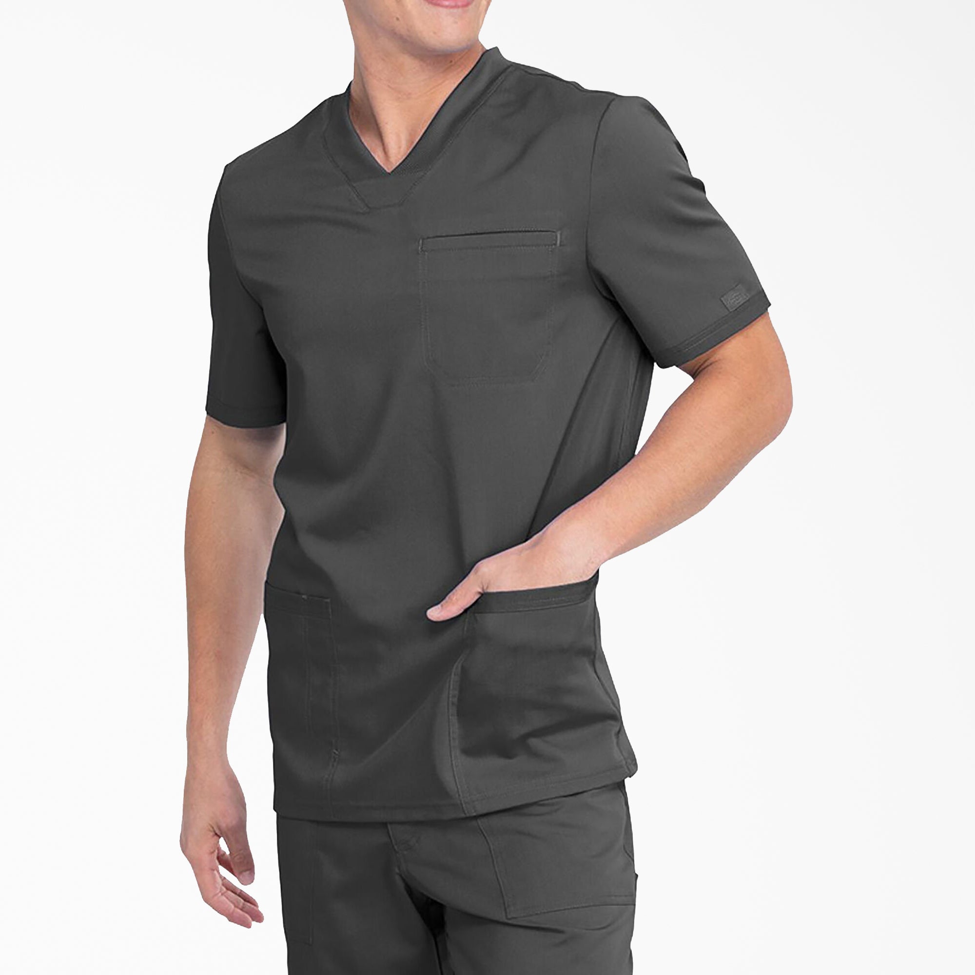 Men's Balance V-Neck Scrub Top - Image 3