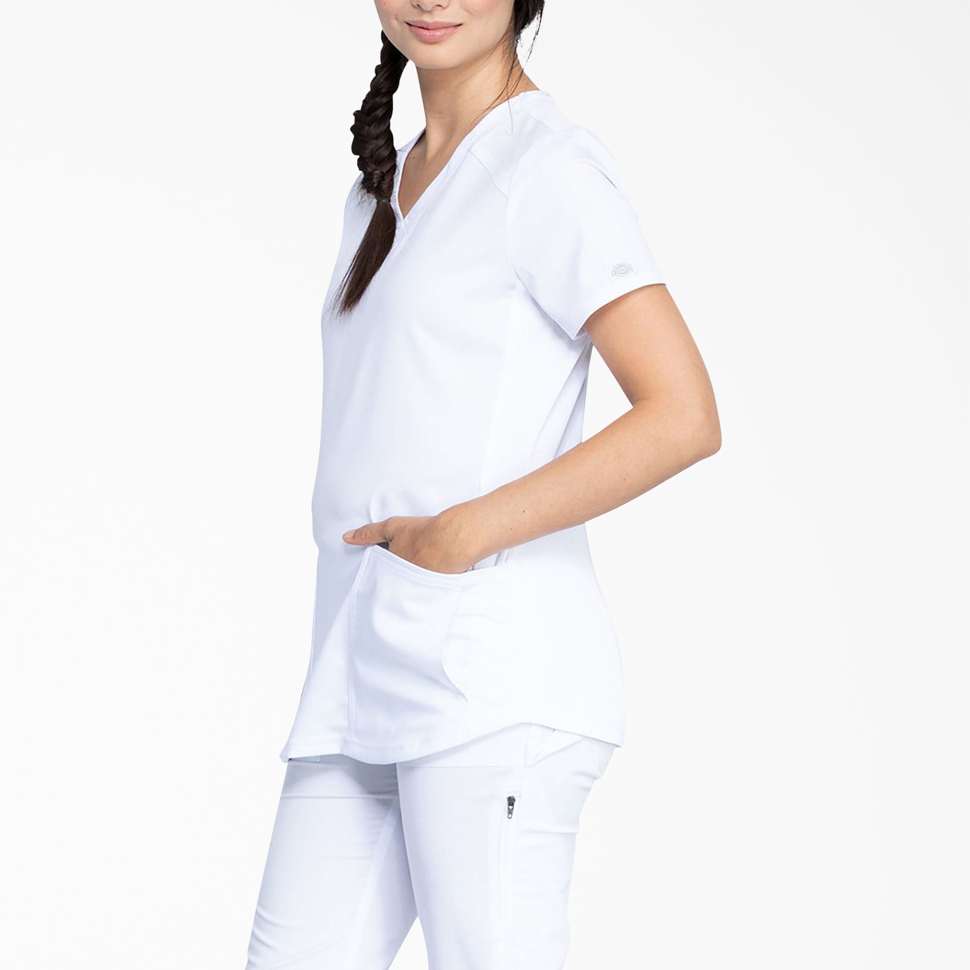 Women's Balance V-Neck Scrub Top - Image 3