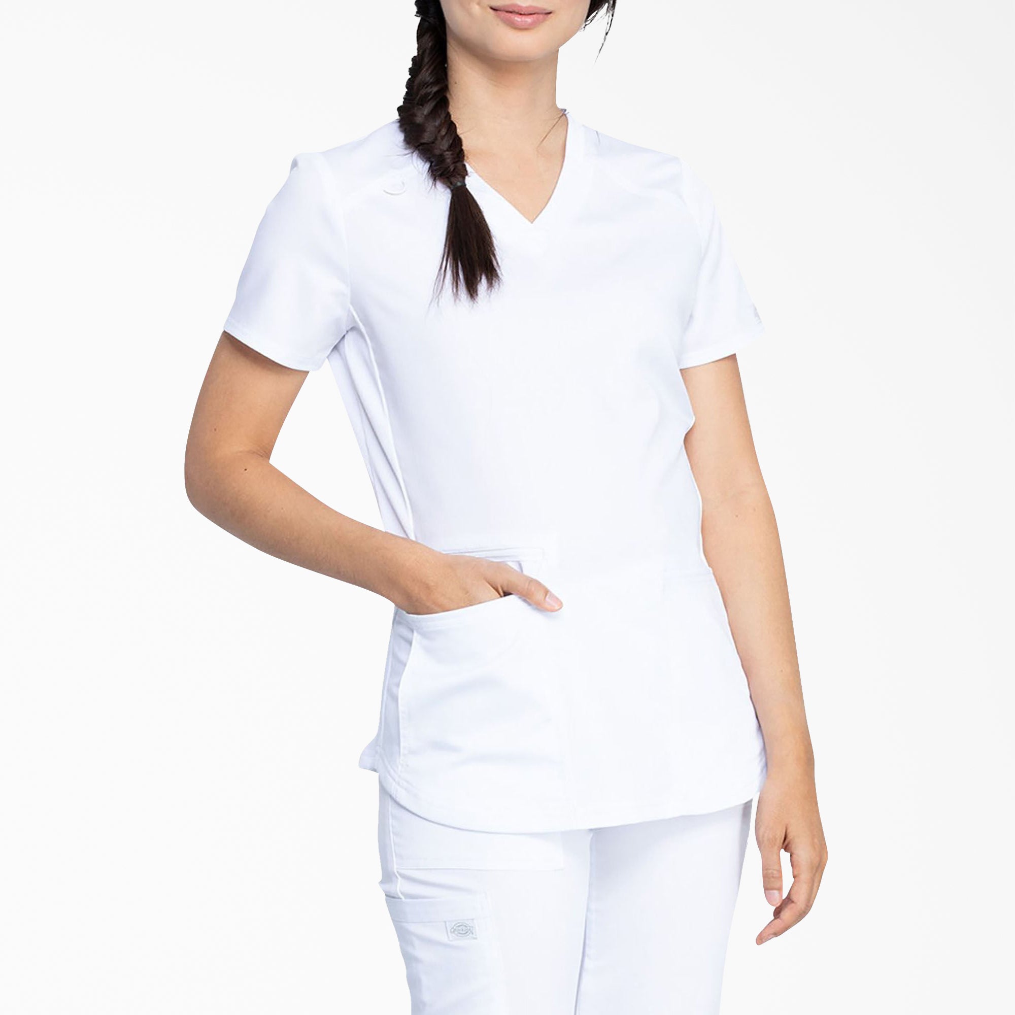 Women's Balance V-Neck Scrub Top - Image 4