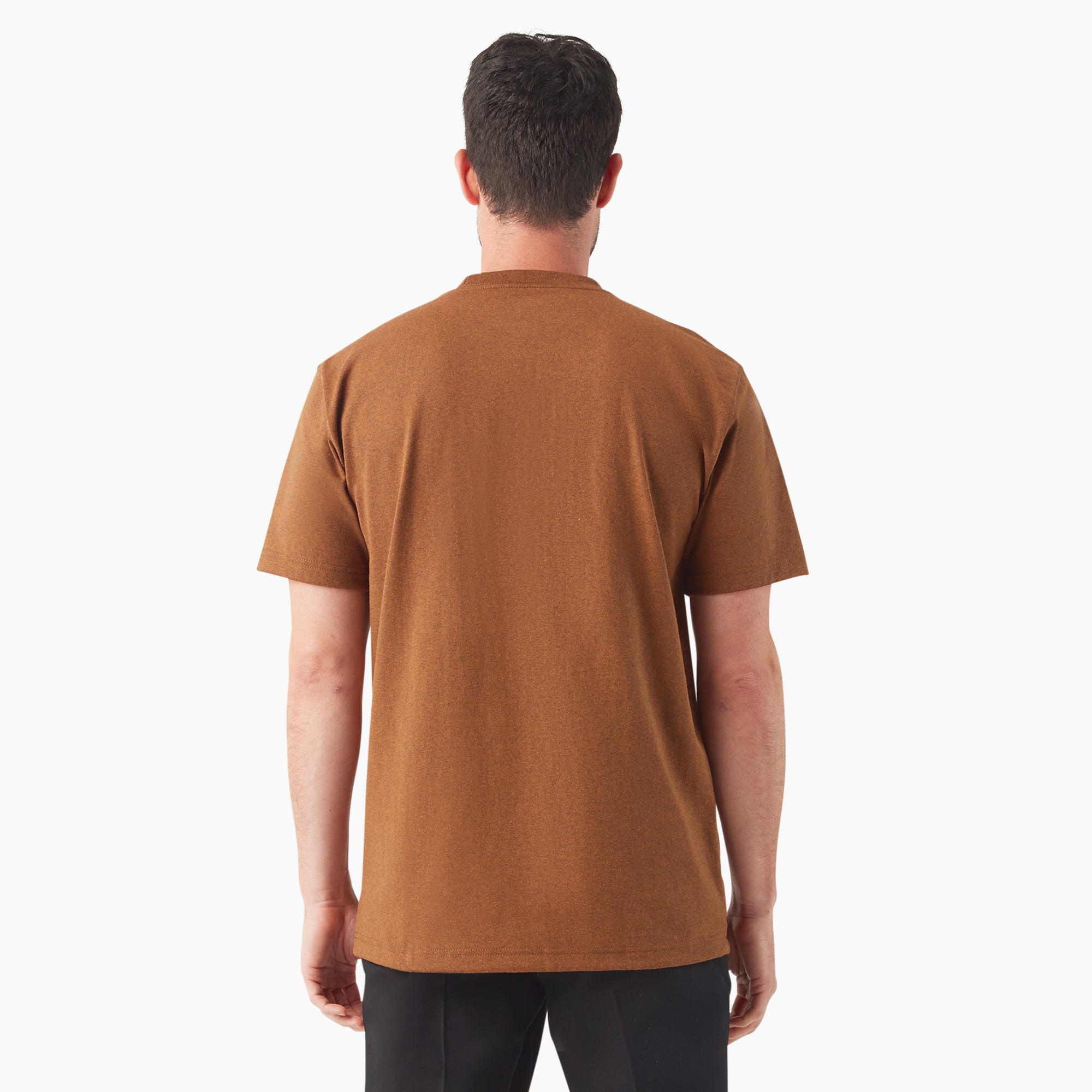 Heavyweight Heathered Short Sleeve Pocket T-Shirt - Image 2
